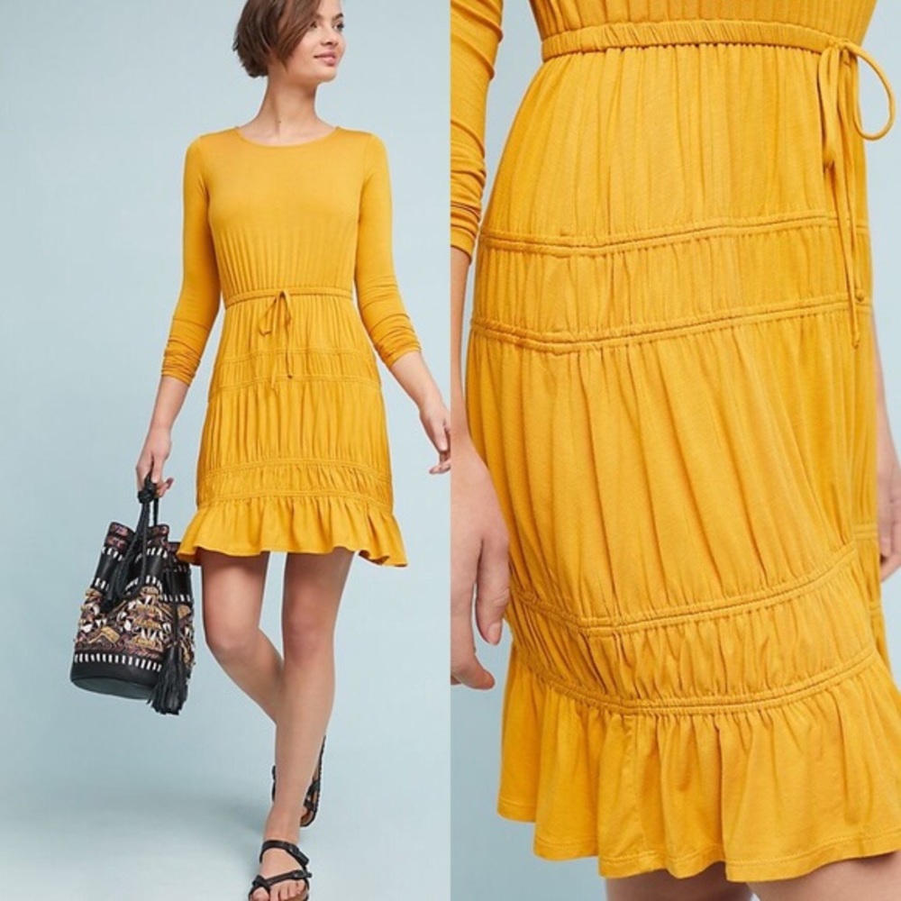 Ingrid tiered ruffle dress- Dolan left coast
